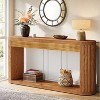 Hommoo Fluted Console Table Brown - 2 of 4