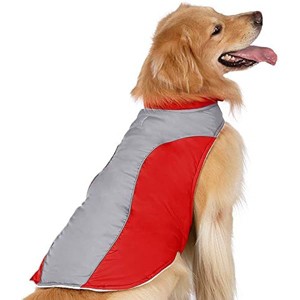 rabbitgoo Winter Coat Fleece Lined Pet Coat Warm Cotton  Vest with Leash Hole for Medium, Large Dogs - 1 of 1