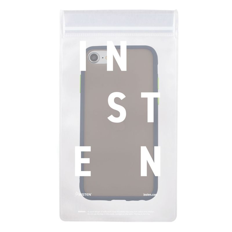 Insten Translucent Matte Case Hybrid Hard Back Soft Edges TPU Full Body Cover Compatible with Apple iPhone, 4 of 10