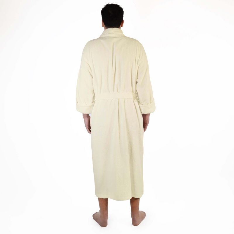 Men's Ultra-Absorbent Cotton Bathrobe by Blue Nile Mills, 2 of 11