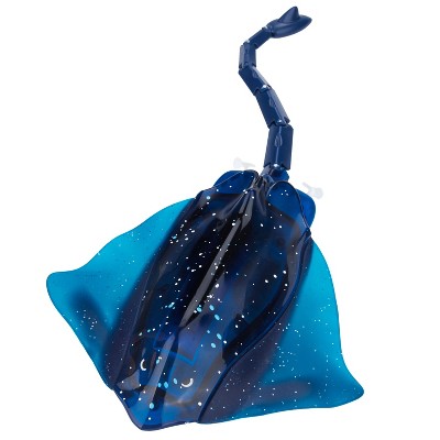Remote Control Simulation Swimming Manta Ray Toy with LED Lights - Pool and Bath Toy for Kids