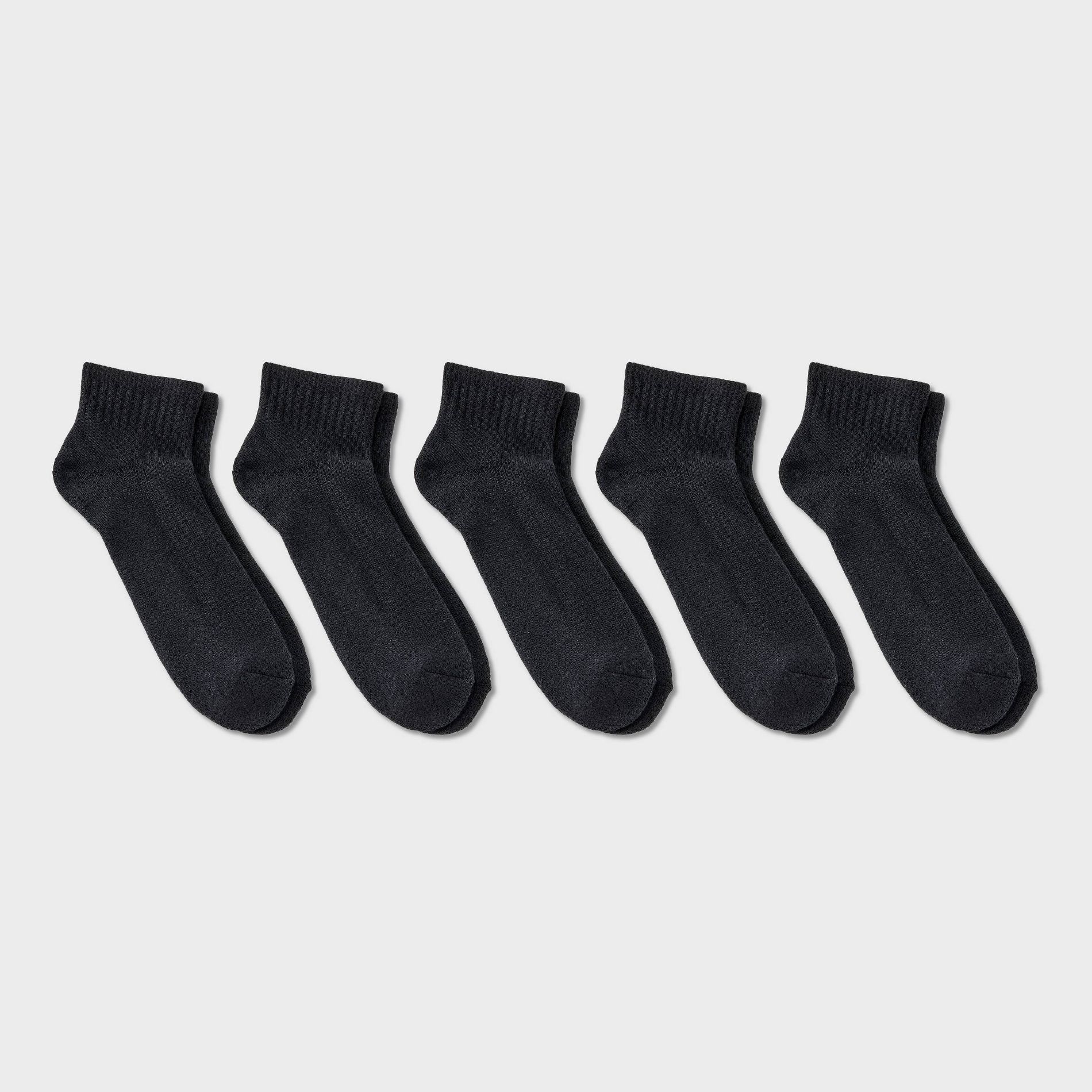 Men's Ankle Socks 5pk - Dealworthy™ 6-12