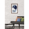 Trends International MLB Tampa Bay Rays - Drip Helmet 22 Framed Wall Poster Prints - 2 of 4