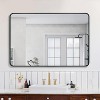 Sapphtopaz Rectangular Bathroom Wall Mirror, Vanity Mirror with Metal Frame Mirror for Wall, Bathroom Mirrors for Over Sink, Bedroom, Living Room - 2 of 4