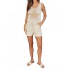Women's Scoop Neck Knit Tank Top With Front Star - Venti6 - 4 of 4