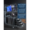 Welding Cart, Heavy Duty Welder Cart with 360° Swivel Wheels, Tank Storage Safety Chains, Rolling MIG Welder Cart for TIG, ARC, MMA - 4 of 4