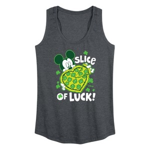 Women's - Disney - Slice Of Luck Graphic Racerback Tank - 1 of 4