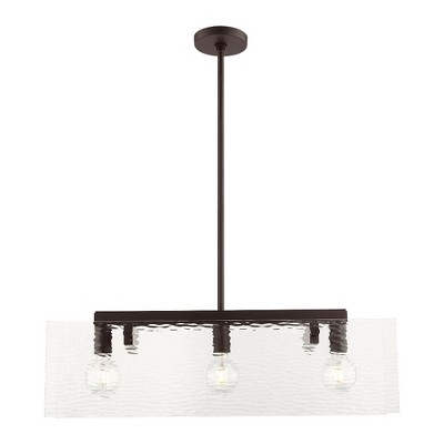 Livex Lighting Ashcroft 3 - Light Chandelier in  Bronze