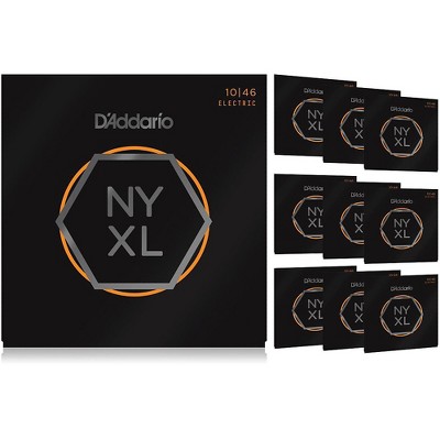 D'Addario NYXL1046 Light 10-Pack Electric Guitar Strings