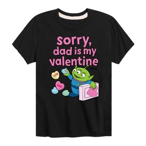 Boys' - Toy Story - Sorry Dad My Valentine Short Sleeve Graphic T-Shirt - 1 of 4