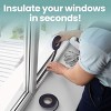 20 Feet Self Stick Low Density Foam Insulation Tape Adhesive Weather Stripping Seal for Doors and Windows - Low Density - 3 of 4