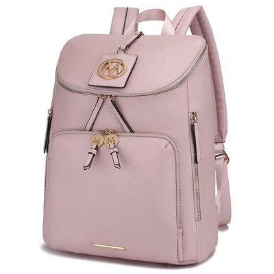 MKF Collection Angela vegan Leather Large Travel Backpack by Mia K