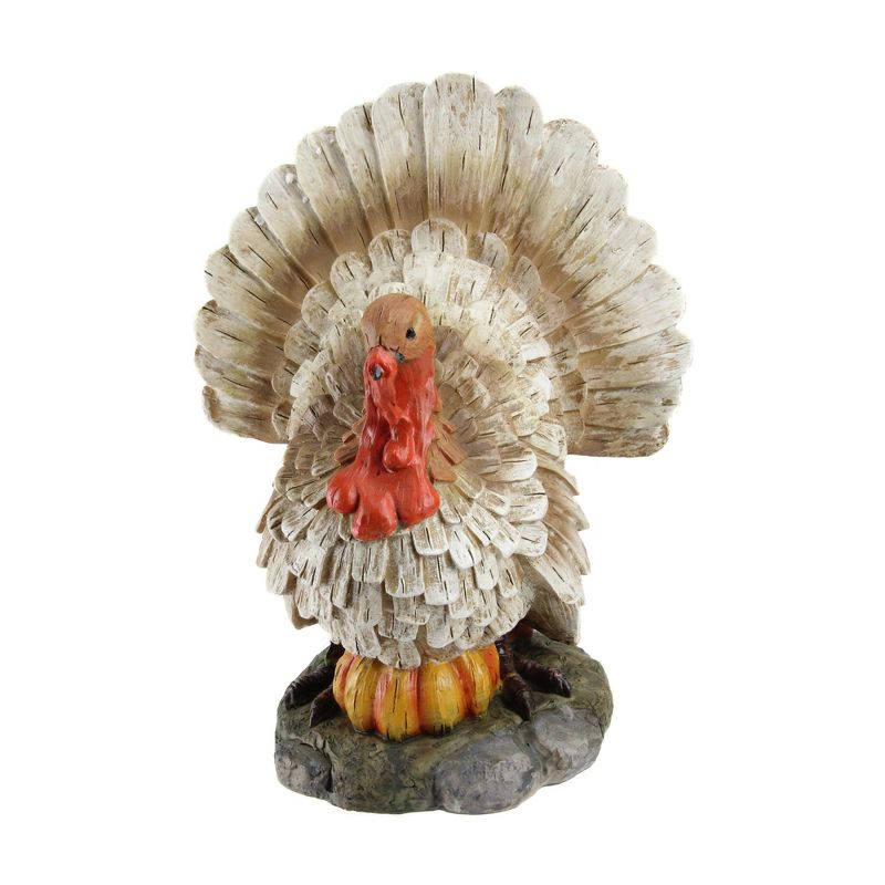 Northlight 9.5” Turkey and Pumpkin Thanksgiving Harvest Table Top Figurine, 2 of 4