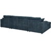 TiramisuBest 85.5" Sleeper Sofa Bed with Storage Chaise, Reversible L-Shaped Couch, Blue Upholstered Sectional for Living Room & Small Space - 4 of 4