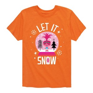 Boys' - Trolls - Let It Snow Cloud Guy Short Sleeve Graphic T-Shirt - 1 of 4
