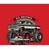 Big Brother Monster Truck Boy's Crew Neck Short Sleeve Tee - 2 of 2