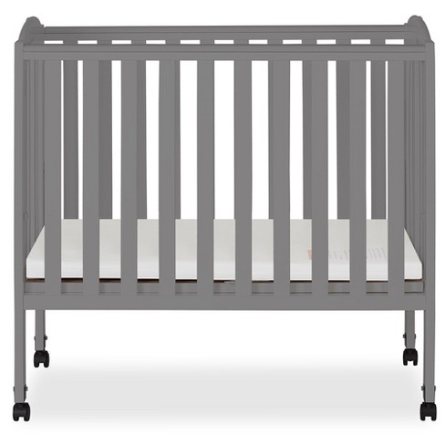 Dream On Me 2 in 1 Portable Folding Stationary Side Crib Storm