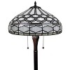Amora Lighting Tiffany Style Royal White Floor Lamp 60" Tall - 4 of 4