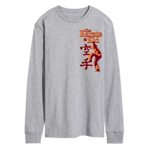 Men's - The Karate Kid - Logo Stack Long Sleeve Graphic T-Shirt - 1 of 3