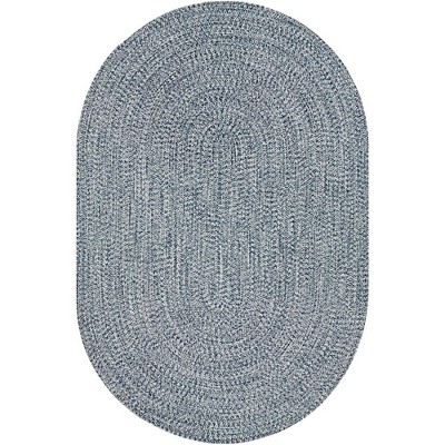 Mark & Day Cuijk 5'x7'6" Oval Woven Indoor & Outdoor Area Rugs Dark Blue: Stain-Resistant, Pet Friendly, Bohemian Style