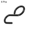 Unique Bargains Plastic Kitchen Closet Bathroom S Shaped Hooks and Hangers 2.4 Inch - 3 of 4