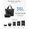 Carry On Luggage With Laptop Compartment And Front Pocket, Airline Approved - Spinner Wheels, TSA Lock, Includes Toiletry Bag - 2 of 4