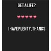 Gamer "Get A Life? I Have Plenty" Adult Crew Neck Long Sleeve Tee - 2 of 3