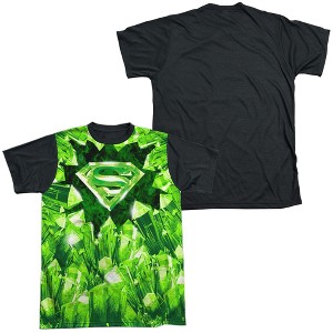 Men's Superman Kryptonite Shield Short Sleeve Costume T-Shirt - 1 of 4