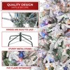 Casafield Pre-Lit Aspen Fir Artificial Christmas Tree with White & Multicolored LED Lights, Sturdy Stand - 4 of 4