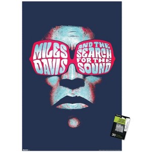 Trends International Miles Davis - Illustrated Face Unframed Wall Poster Prints - 1 of 4