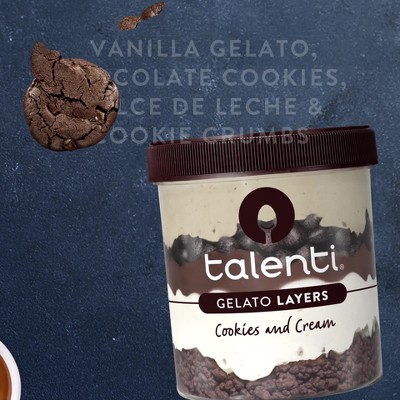 Talenti Gelato Layers Cookies & Cream - 10.7oz : Target
