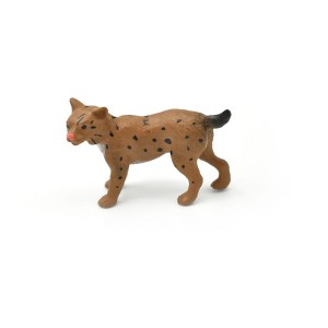 Collectible Wildlife Gifts | Bobcat, Cub, Nice Rubber Animal, Educational, Realistic Cat, Hand Painted,  Model,   Gift,     2 Inchs      F1511 B103 - 1 of 4