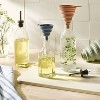 Glass Olive Oil Bottle - Figmint™: Clear Glass Oil Dispenser with Stainless Steel & Silicone Lid, 20.5 oz Capacity - image 2 of 3