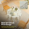 Printed Waterproof Fabric Tablecloths, Easy Care Dining Table Covers by Sweet Home Collection® - 3 of 4