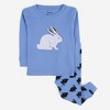 Leveret Cotton Kids Two Piece Easter Pajamas - 4 of 4