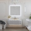Keonjinn Smart LED Bathroom Vanity Wall Mirror, 3 Color Temperatures Dimmable, Frontlit & Backlit, Dimmable, Acrylic Edge, Anti Fog, Radar Sensor - 2 of 4