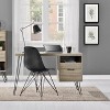KWPZQEB 45" Executive Office Desk with Drawer, Study Table with Spacious Desktop & Open Storage, Rectangular Computer Desk for Office, Home - 3 of 4