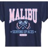 Women's - Barbie - Malibu Varsity Short Sleeve Graphic T-Shirt - 2 of 4