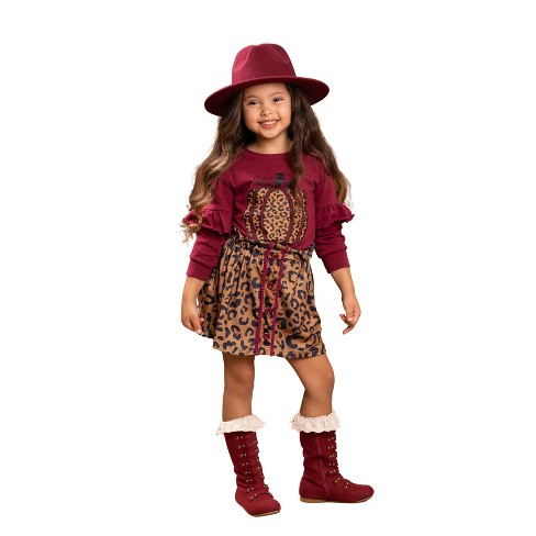 Girls Always Autumn Frill Pullover And Legging Set Mia Belle Girls