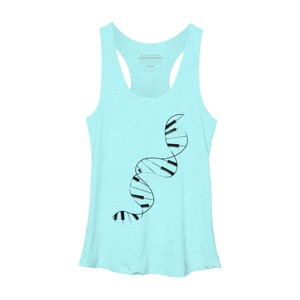 Women's Design By Humans DNA Piano By Tobiasfonseca Racerback Tank Top - 1 of 3