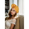 Anna-Kaci Vintage Turban Headwrap with Large Bow Elegant Soft Stretch Headscarf for Women - 4 of 4