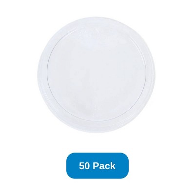 Inno-Pak Lid for 8-32 oz Round Deli Container Recycled Plastic Unprinted - Pack of 50