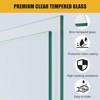 Sliding Shower Door – 5/16" Tempered Glass with Stainless Steel Handle for Walk-in Showers (1-Piece) - 2 of 4