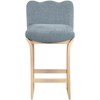 Meridian Furniture,Shaw Chenille Fabric Upholstered Counter Stool - 2 of 4