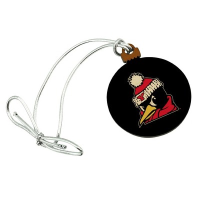 Youngstown State Secondary Logo Mini Small Tiny Wood Christmas Tree Holiday Ornament