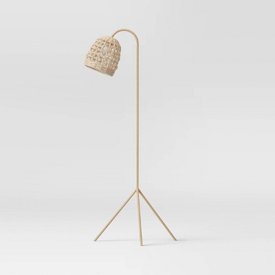 seagrass floor lamp