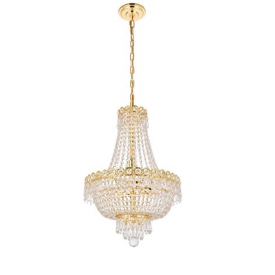 Chrome Mini Crystal Chandelier with Royal Cut Trim