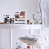 Sorbus Acrylic Makeup Organizer Case - Big Clear Makeup Organizer for Vanity, Bathroom, College Dorm, Closet, Desk - 4 of 4