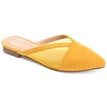 Journee Collection Womens Reeo Slip On Pointed Toe Mules Flats