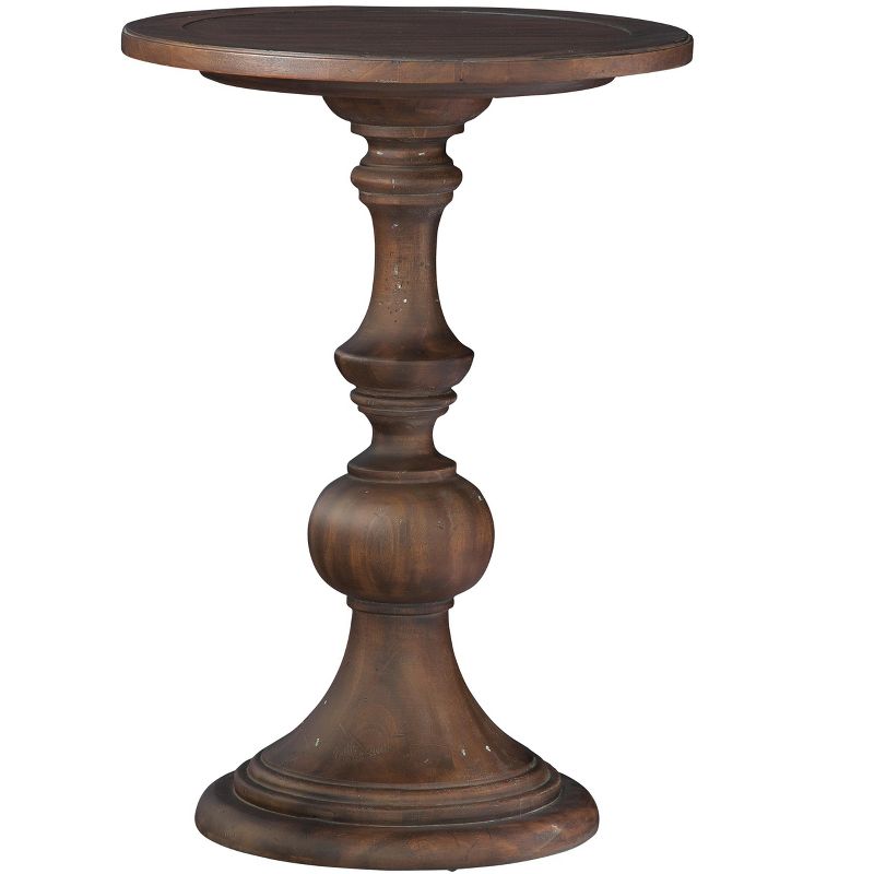Hekman 16110 Hekman Chairside Pedestal Table 1-6110 Napa Valley, 1 of 4